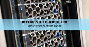 Before you choose HCI - Sanity White paper Image