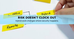 Risk doesn't clock out- Sanity Solutions eBook Image