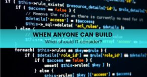 When anyone can build- Sanity Solutions Blog Image