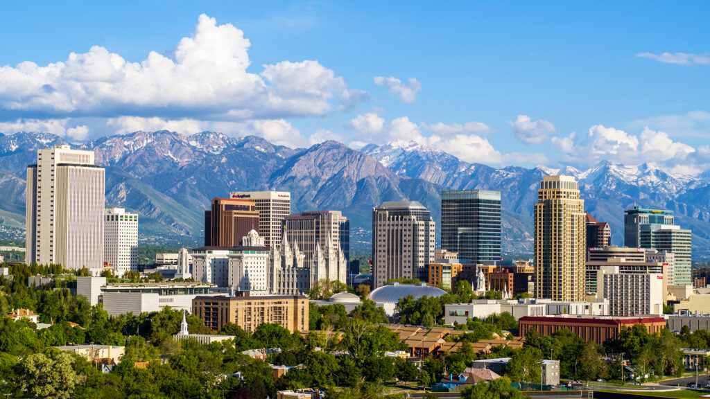 Salt Lake City Utah Skyline