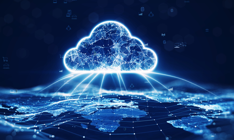Cloud computing graphic